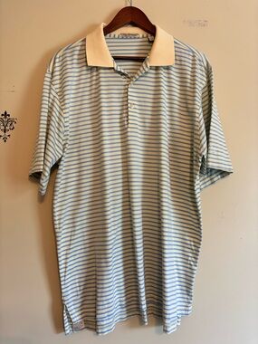 Peter Millar polo mens size large Duke